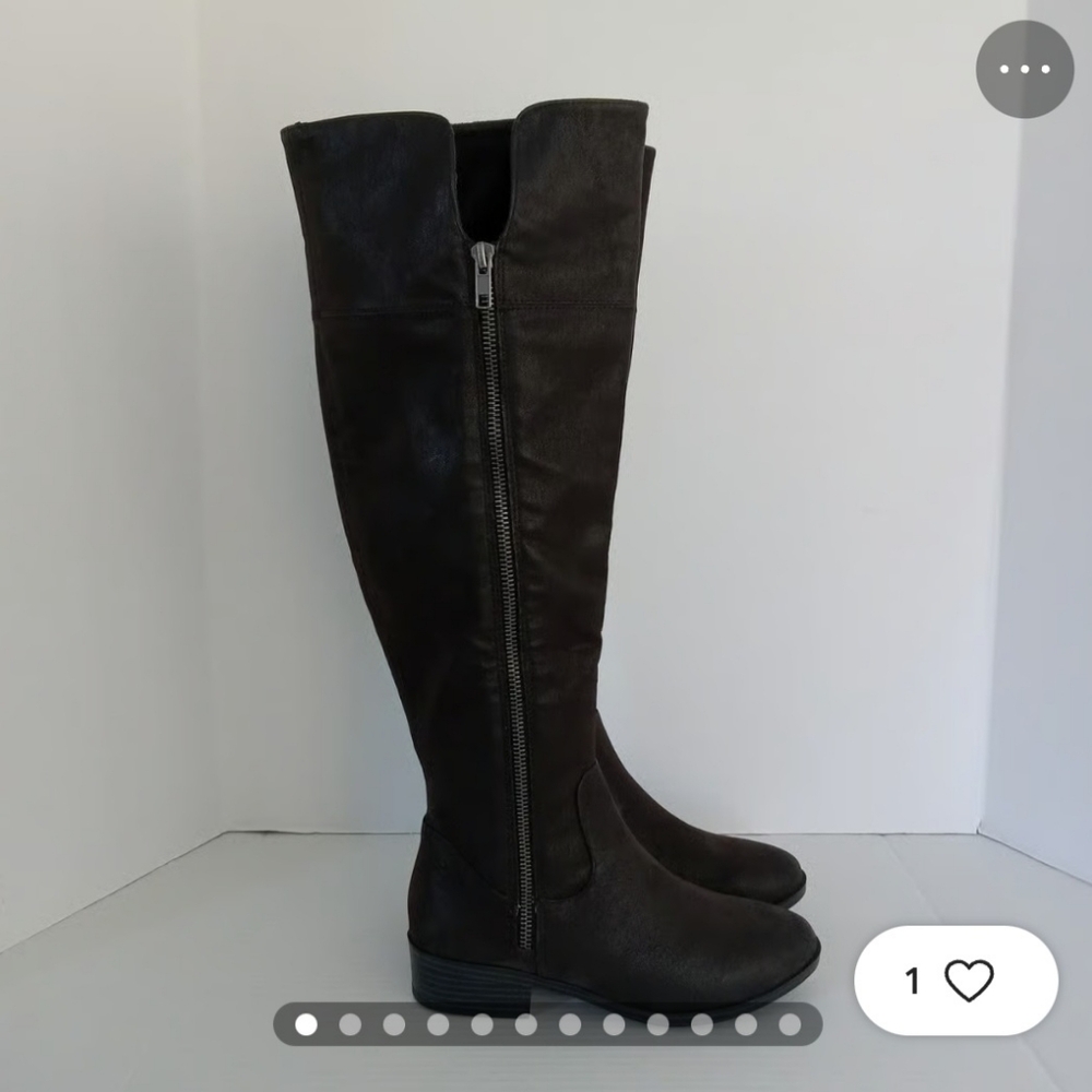 MIA Dark Brown Knee-High Women's Boots
